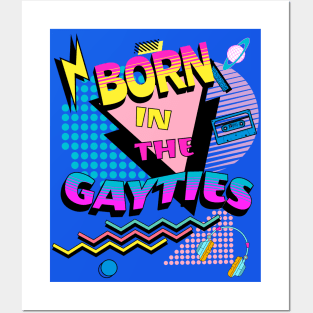 Born in the Gayties - Blue Posters and Art